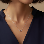 Wilderness Diamond Star or Heart Necklace